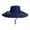 Navy-C, variant on Fridja Solar Fan Hat Wide Brim 3-Speed USB & Solar Powered Cooling Fishing Hat for Men Women Outdoor Sun Protection for Fishing & Hiking