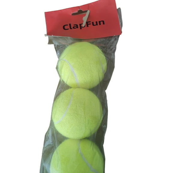ClapFun Tennis balls, Training Tennis Balls Practice Balls,  Good for Beginner Training Ball, 3 pcs