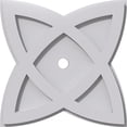 thumbnail image 1 of Ekena Millwork CMP12CM-01000 12 in. OD x 1 in. ID Square Cosmo Architectural Grade PVC Contemporary Ceiling Medallion, 1 of 1