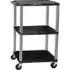 H. Wilson Company Tuffy Height Adjustable Open Shelf AV Cart