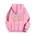 thumbnail image 7 of Hoodie Womens Sweatshirt Oversized Hoodie Women Cropped Hoodie Casual Daily Zip Up Women's Letter Print Hoodies Long Sleeved With Pockets Hoodie, 7 of 7