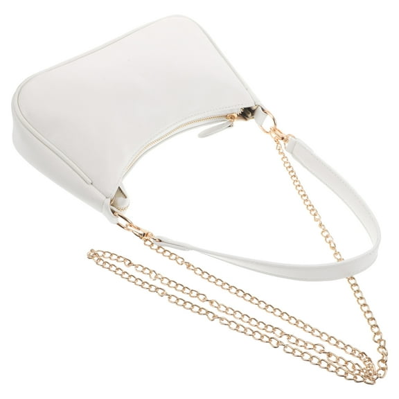 MLINS  Clutch Underarm Purse Crossbody Handbag for Women Woman White