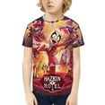thumbnail image 3 of Hazbin Hotel Boys Girls 3d Graphic Printed T-Shirt Crewneck Short Sleeve Tees, 3 of 6