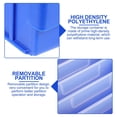 thumbnail image 4 of ORDDIART 4Set Plastic Storage Bin With Removable Partition For Small Items Storage 10.81X8.84X5.50In, 4 of 5