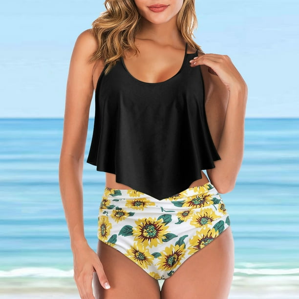 noarlalf high waisted bikini women vintage swimsuit two piece retro