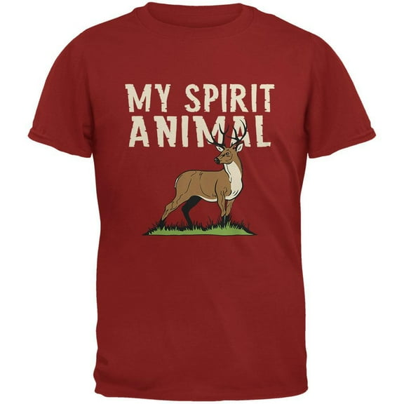 My Spirit Animal Deer Cardinal Youth T-Shirt - Small(6/8)
