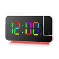 thumbnail image 1 of RGB Colorful LED Electronic Clock Colorful Night Light Alarm Clock, 1 of 6