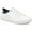 White, variant on Aston Marc Mens Stallion-01 Flat Round Toe Casual and Fashion Sneakers