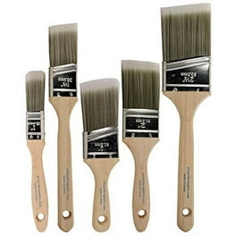 6 x 25mm 1inch DISPOSABLE PAINT BRUSHES PAINTING BRUSH DECORATING DECOR  GLOSS