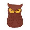 thumbnail image 1 of PU Leather Owl-Shaped Guitar Pick Storage Bag, Unique Design, Durable, Easy to Open (2-Button), Key Ring Included, Ideal Gift for Guitarists, 1 of 4