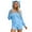 e-963Sky Blue216, variant on Hifoo Women Solid Color Hooded Jumpsuit Casual Long Sleeve Romper Shorts With Pockets For Sleepwear Comfortable Pjs Sets Leisure Home Loungewear