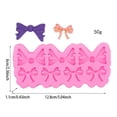 thumbnail image 4 of 3/2/1pcs Bows Silicone Fondant Mold Bow Chocolate Molds Sugar Candy Cake Craft Molds DIY Birthday Cake Decorating Cupcake Topper Polymer Clay Gum Paste, 4 of 5