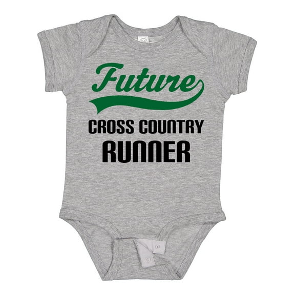Inktastic Future Cross Country Runner Boys Baby Bodysuit