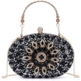 thumbnail image 1 of LHSHID Women Rhinestone Evening Clutch Purse Bag Bling Glitter Sparkly Diamond Tote Bag Crystal Wedding Party Bag, 1 of 8