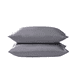 thumbnail image 2 of Funda de almohada Funda de almohada transpirable Funda de cojín de tela Funda de cojín Cama Funda de almohada de color sólido, Gris Eigraketly HA003270-04, 2 of 7