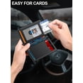 thumbnail image 3 of Billetera ZALVEX de piel delgada con bloqueo RFID para 12 a 15 tarjetas para hombre, 3 of 7