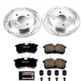 thumbnail image 3 of PowerStop Rear Z23 Evolution Sport Carbon-Fiber Ceramic Brake Pad and Drilled & Slotted Rotor Kit Fits: FORD Select Models K1363, 3 of 10