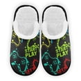 thumbnail image 1 of Slippers Umidedor Colorful Video Game Memory Foam para hombre, 1 of 6
