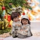 thumbnail image 1 of Ornamentos Navideños, Manger Christmas Home Decor, Adornos de Navidad para Tienda, Accesorios de Fiesta de Navidad, Regalos de Navidad para Hogar, Madera y Metal, Estilo Clsico, para, 1 of 8