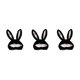 thumbnail image 4 of Cateissary Cotton Bunny Ears Hood Hat for Selfie 21.65x11.02inch Christmas Type1 NO1, 4 of 6