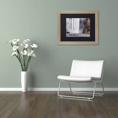 Trademark Fine Art "X Marks the Spot" Canvas Art by Michael Blanchette Photography Black Matte, Birch Frame