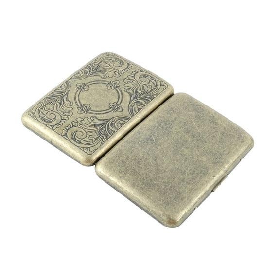 HAKIDZEL Portable Cigarette Cases Vintage Style Smokers 1Pack 3.7x3.1in