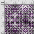 thumbnail image 1 of oneOone Cotton Poplin Purple Fabric Geometric & Floral Block Diy Clothing Quilting Fabric Print Fabric By Yard 56 Inch Wide, 1 of 4