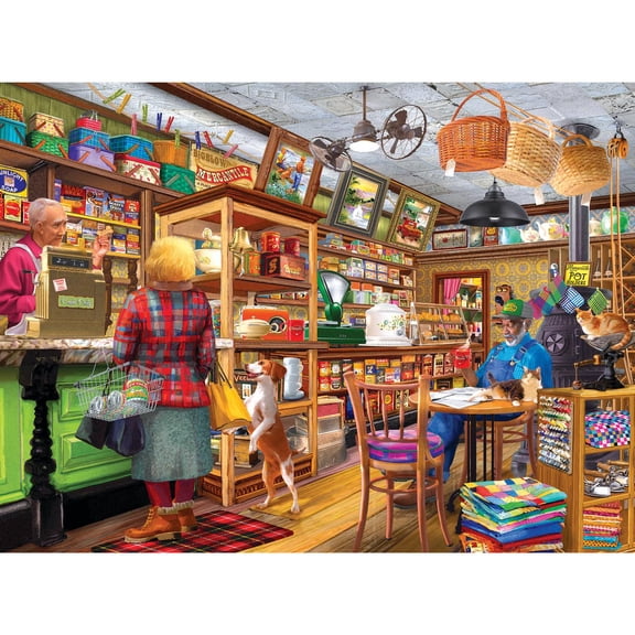 Cra-Z-Art Back to the Past 750 Piece Bigelow's Mercantile Jigsaw Puzzle