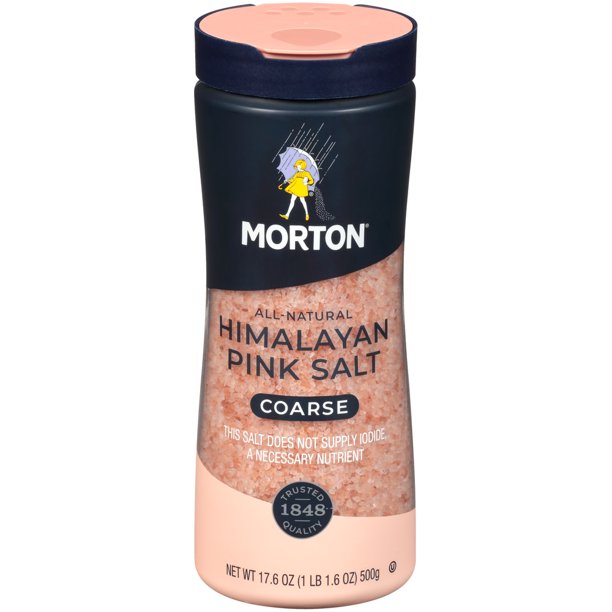 Morton Himalayan Pink Salt, Coarse for Grilling, Seasoning and more