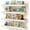 White, variant on Nursery Book Shelves, 4-Pack White Floating Shelves for Wall Kids, Scalloped Shelves, Wall Book Shelves for Bedroom Kids, Toddler Room, Baby Room, Nursery Decor (White, 36 Inches)