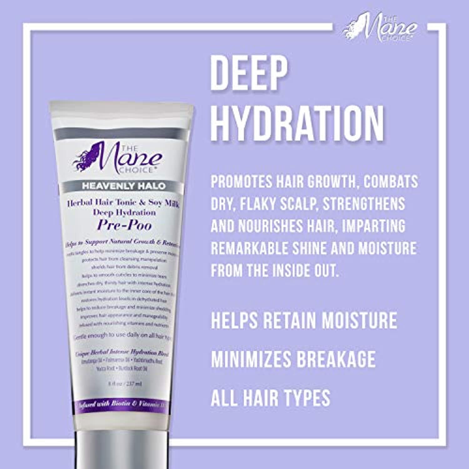 Heavenly Halo Herbal Hair Tonic & Soy Milk Deep Hydration Pre-Poo