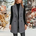 thumbnail image 2 of Gaexia Vest for Women Winter,Solid Sleeveless Outerwear Garment for Women Modern Layering Style and Everyday Wear, 2 of 4