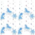 thumbnail image 1 of 12 Pcs Décoration de Fête Suspendue Flocon de Neige, Décoration de Fête Flocon de Neige, Fournitures de Décoration de Fête Flocon de Neige (Multicolore10), 1 of 5