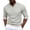 Gray, variant on Long Sleeve Shirt for Guys Big and Tall Button Front Tee Crewneck Blouse Solid Color Summer Cloths