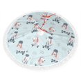 thumbnail image 2 of Christmas Tree Skirt, Cartoon Cute Poodle Dog Funny Christmas Tree Decorations Indoor, Tree Skirts Mat With Tassel Trim for Halloween New Year Holiday Christmas Party Decor 48 Inches, 2 of 7