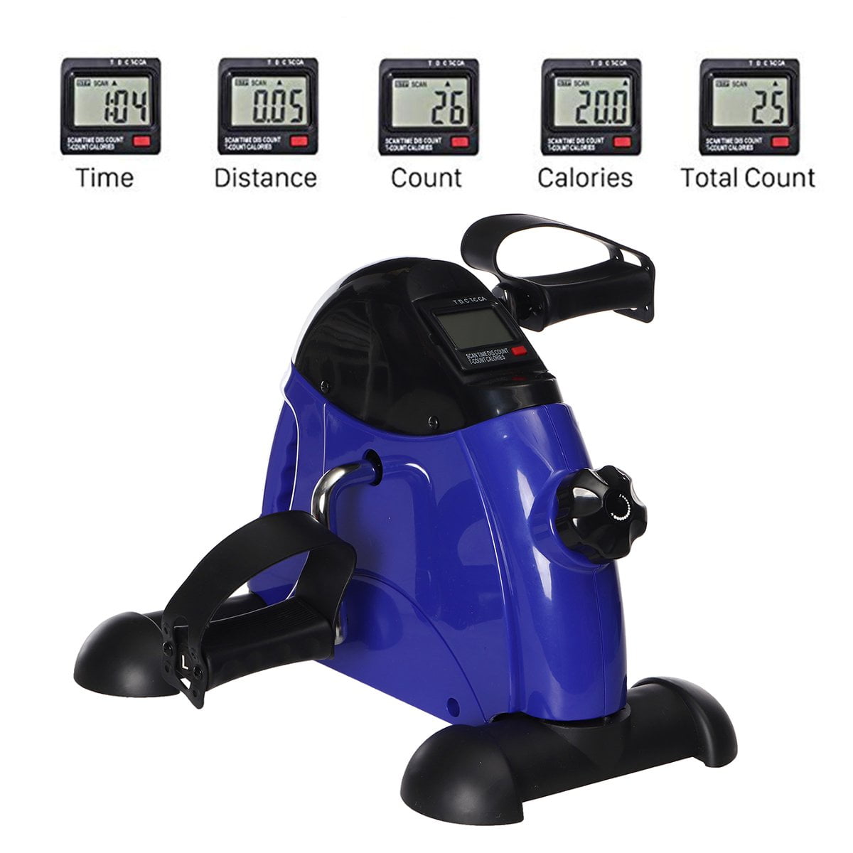 Mini Pedal Exercise Bike Therapeutic Stationary Portable Mini Cycle
