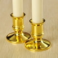 thumbnail image 7 of Gold Candle Holders, 2-Pack for Secure Candle Display, Perfect for Tabletop Decor and Ambiance, 7 of 7