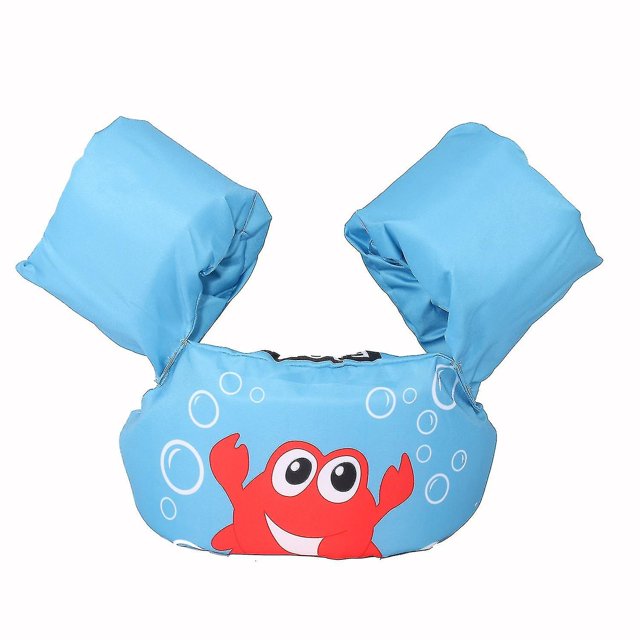 Kids Life Jacket Toddler Swim Arm Vest Cartoon Pattern Swimming Equipment