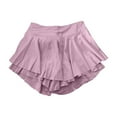 thumbnail image 4 of RUTAYY Skirts High Waist Women Athletic Skorts For Sports Tennis Badminton Dance And Yoga See Through Design Solid Color Flowy Swing Skirts, 4 of 4