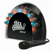 Akai Portable CD+G Karaoke System with Light Effects