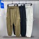 thumbnail image 2 of Pantalones de trabajo nuevos de primavera/verano, pantalones largos de trabajo con bolsillos y lazo a la moda para hombre, 2 of 5