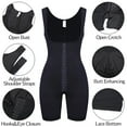 thumbnail image 3 of QRIC Bodysuit Slimming Shapewear for Women Tummy Control Thigh Slimmer Open Bust Body Shaper Black S, 3 of 9