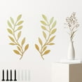 thumbnail image 6 of EUWBSSR 2 Pcs Metal Tree Leaf Wall Decor Vine Olive Branch Leaf Wall Art Elegant Wrought Iron Scroll for Living Room Bedroom Bathroom, 6 of 11