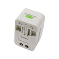 thumbnail image 4 of Universal Travel Adapter Power Adaptor Surge Protector All-in-One - White, 4 of 6