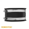 thumbnail image 2 of Brazalete flexible para control de polvo POWERTEC 70149-P2 de 10 cm con abrazaderas de acero, 2 of 7