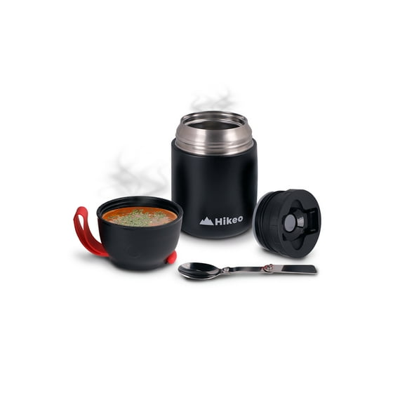 Termo para Comida Hikeo de Acero Inoxidable con Cuchara Plegable 628 ml