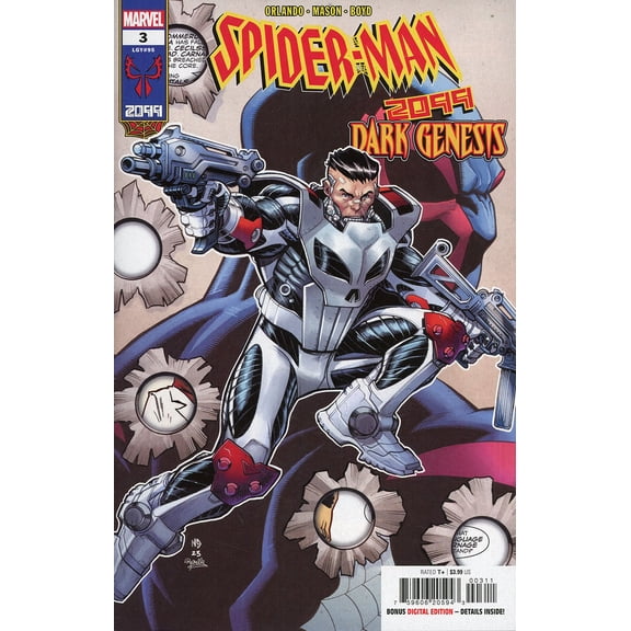 Spider-Man 2099: Dark Genesis #3 VF ; Marvel Comic Book