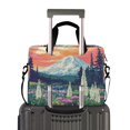 thumbnail image 2 of FORMRS 16" Laptop Bag Carrying Sleeve Case with Handle Travel Shoulder Briefcase, Floral Mountain, 2 of 8