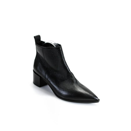 

Everlane Womens Leather Pointed Ankle Boots Black 8