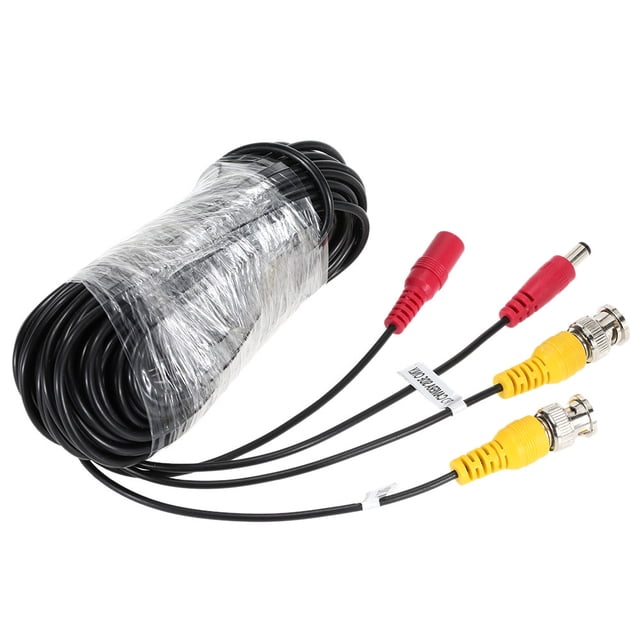 65ft(20m) BNC Video Power Siamese Cable for Camera DVR Kit